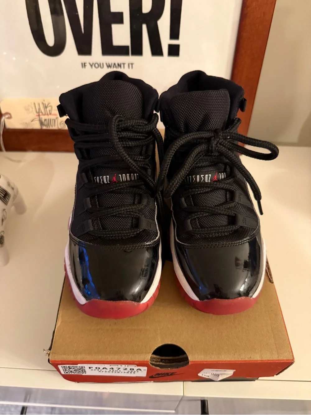 Jordan 11 Bred OG Retro Boys 4.5